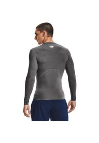Bluza Under Armour Heatgear Compression Longsleeve, Mężczyźni. Kolor: szary. Materiał: materiał, poliester. Długość rękawa: długi rękaw