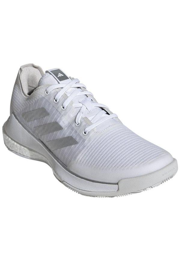Adidas - Buty do siatkówki adidas Crazyflight W IG3970 białe. Zapięcie: sznurówki. Kolor: biały. Materiał: guma, syntetyk, tkanina. Szerokość cholewki: normalna. Sport: siatkówka