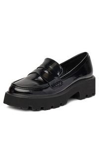 DeeZee Loafersy LE601-2 Czarny. Kolor: czarny. Materiał: skóra