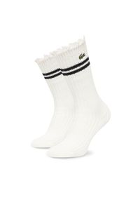 Lacoste Skarpety długie RA7788 Biały. Kolor: biały. Materiał: bawełna #1