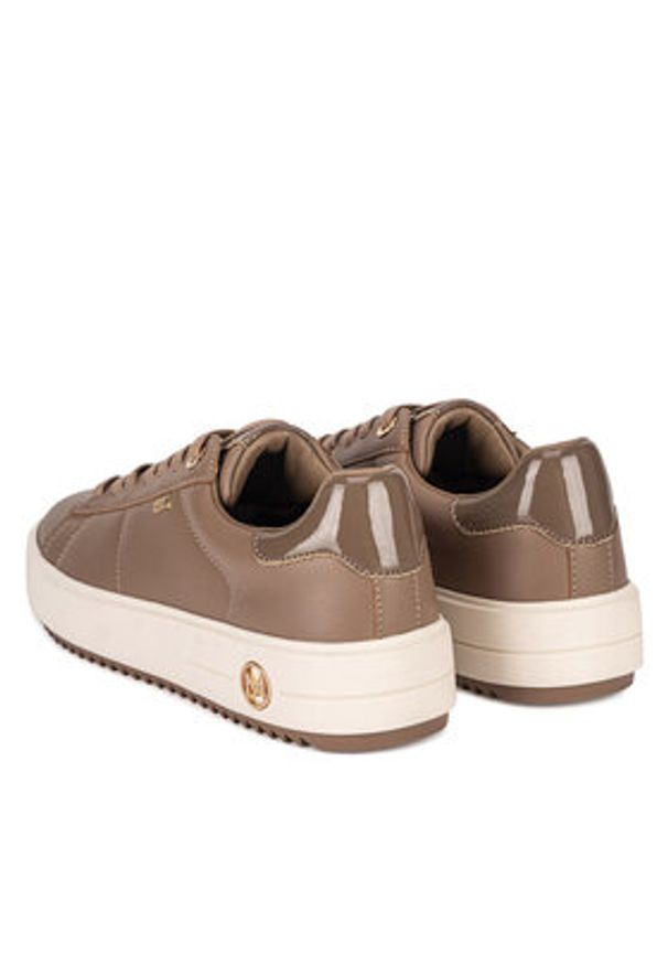 MEXX Sneakersy MI001010043W Beżowy. Kolor: beżowy. Materiał: skóra