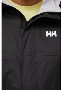 Helly Hansen kurtka przeciwdeszczowa Loke męska kolor czarny 62252-402. Kolor: czarny. Materiał: materiał. Wzór: nadruk #2