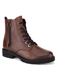 Remonte Trzewiki D8671-22 Brązowy. Kolor: brązowy. Materiał: skóra #6