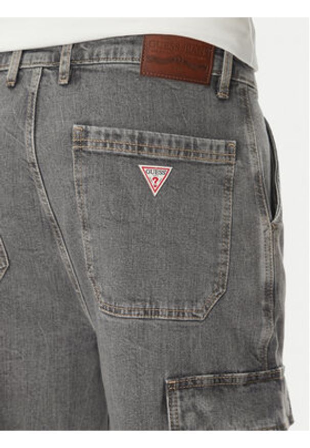 Guess Jeans Jeansy M5GA88D5LW2 Szary Relaxed Fit. Kolor: szary