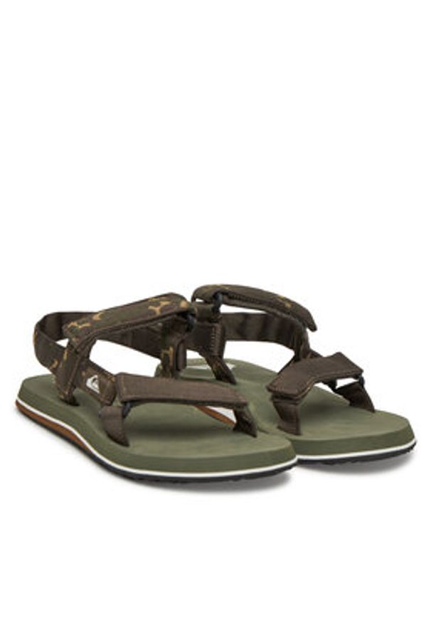 Quiksilver Sandały AQYL101253 Zielony. Kolor: zielony. Materiał: materiał