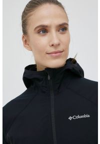 columbia - Columbia kurtka outdoorowa Sweet As II kolor czarny przejściowa. Kolor: czarny. Materiał: tkanina, materiał, softshell. Długość rękawa: raglanowy rękaw #6