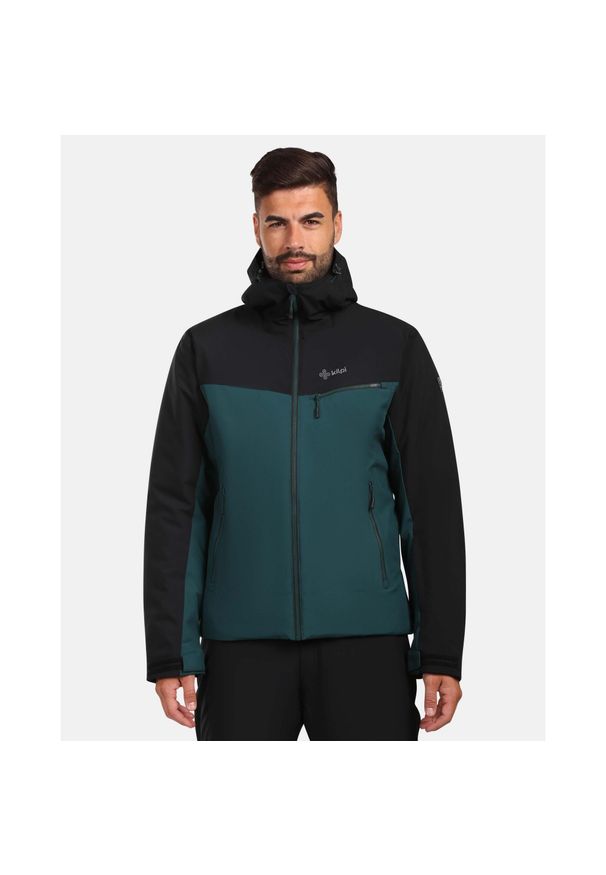 Męska kurtka narciarska Kilpi FLIP-M. Kolor: zielony. Sezon: zima. Sport: narciarstwo