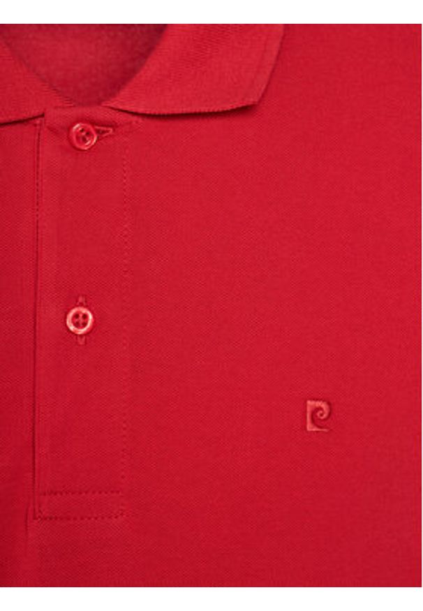 Pierre Cardin Polo C5 20904/000/2060 Czerwony Regular Fit. Typ kołnierza: polo. Kolor: czerwony. Materiał: bawełna