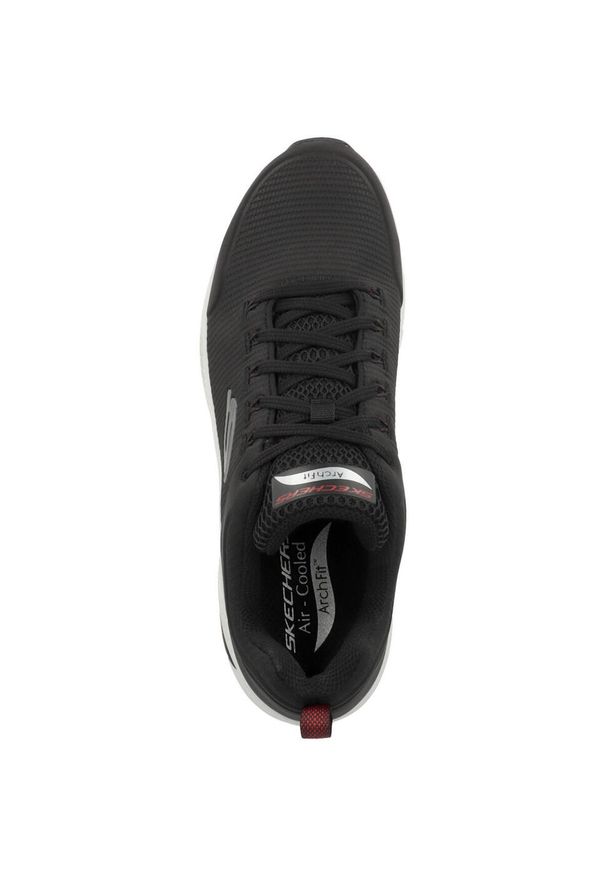 skechers - Buty do chodzenia męskie Skechers Arch Fit. Zapięcie: sznurówki. Kolor: biały, wielokolorowy, czarny. Materiał: materiał, syntetyk, tkanina. Szerokość cholewki: normalna. Sport: turystyka piesza