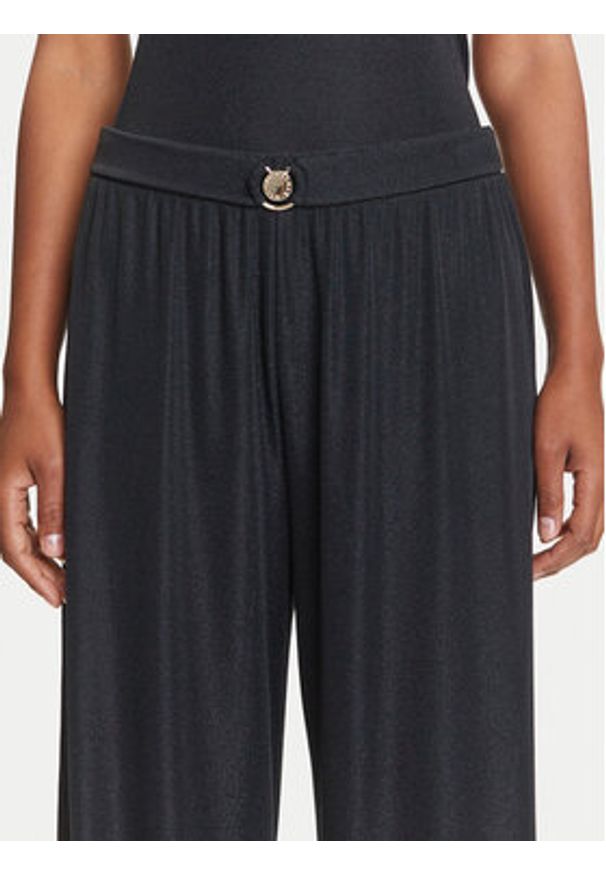 Emporio Armani Spodnie materiałowe EW000594 AF12206 FC043 Czarny Wide Leg. Kolor: czarny. Materiał: syntetyk