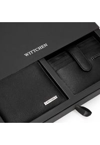 Wittchen - Skórzany zestaw: portfel i etui na karty czarny. Kolor: czarny. Materiał: skóra #5