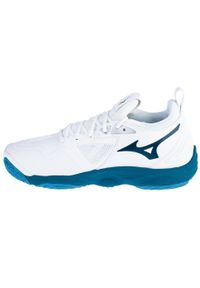 Buty siatkarskie męskie Mizuno V1GA231221. Zapięcie: sznurówki. Kolor: szary, wielokolorowy, biały. Materiał: syntetyk, materiał. Szerokość cholewki: normalna