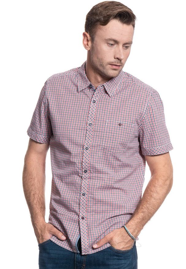 Mustang - MĘSKA KOSZULA MATERIAŁOWA MUSTANG COLLIN CHECK SHIRT 1009557 11735. Materiał: materiał