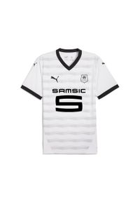 Puma - Męska koszulka wyjazdowa Stade Rennais F.C. PUMA White Black. Kolor: biały, czarny, wielokolorowy