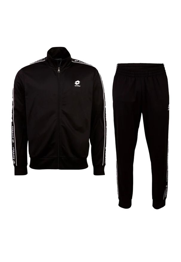 LOTTO - Dres męski sportowy Lotto CAVIAR. Kolor: czarny. Materiał: dresówka. Sport: fitness