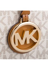 MICHAEL Michael Kors Torebka Voyager 30F8GV6T2B Beżowy. Kolor: beżowy. Materiał: skórzane #7