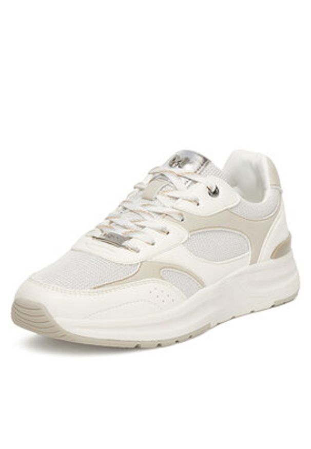 MEXX Sneakersy MI001014151W Biały. Kolor: biały. Materiał: skóra