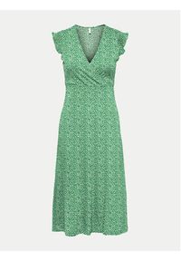 only - ONLY Sukienka letnia May 15257520 Zielony Regular Fit. Kolor: zielony. Materiał: bawełna. Sezon: lato