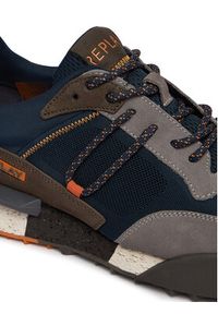 Replay - REPLAY Sneakersy GMS1P .000.C0072L Granatowy. Kolor: niebieski. Materiał: skóra, zamsz #3