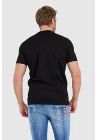 DSQUARED2 Czarny t-shity męski leaf buddy, Rozmiar M. Kolor: czarny #2