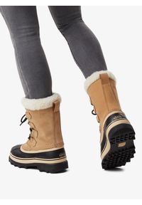 sorel - Buty zimowe damskie Sorel Caribou. Kolor: brązowy. Sezon: zima