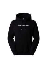 Bluza The North Face Climb 0A8AZV42I1 - czarna. Okazja: na co dzień. Typ kołnierza: kaptur. Kolor: czarny. Materiał: bawełna, materiał, poliester. Styl: klasyczny, casual