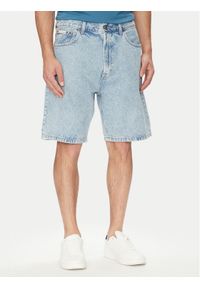Calvin Klein Jeans Szorty jeansowe 90's LV04RB930G Niebieski Regular Fit. Kolor: niebieski. Materiał: bawełna