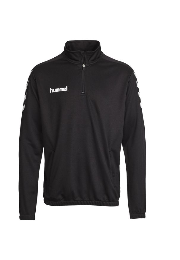 Bluza piłkarska dla dzieci Hummel Core Kids 1/2 Zip Sweat. Kolor: czarny. Sport: piłka nożna