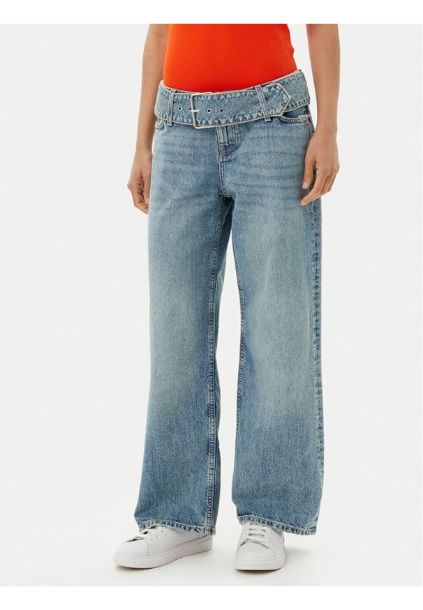 Hugo - HUGO Jeansy Glory_B 50541520 Niebieski Relaxed Fit. Kolor: niebieski