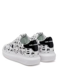 Karl Lagerfeld - KARL LAGERFELD Sneakersy KL62512 Biały. Kolor: biały. Materiał: skóra #3