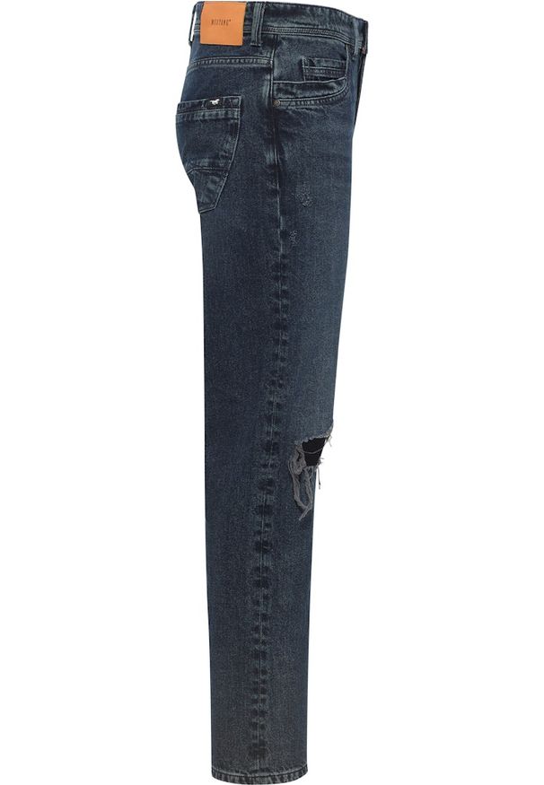 Męskie Spodnie Jeansowe Mustang Style Michigan Straight Denim Blue 1015518 5000 883
