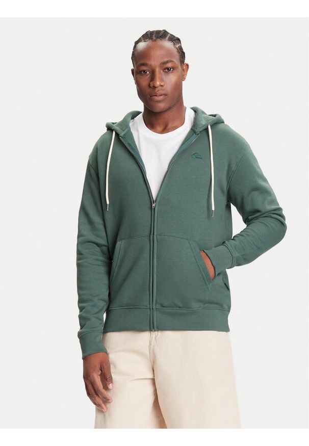Quiksilver Bluza EQYFT05160 Zielony Regular Fit. Kolor: zielony. Materiał: bawełna