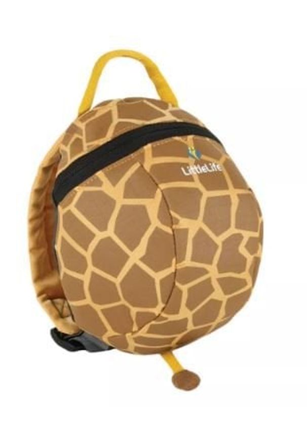 LittleLife Plecak Animal Toddler Daysack - Giraffe L10820. Kolor: brązowy. Wzór: paski. Styl: wakacyjny