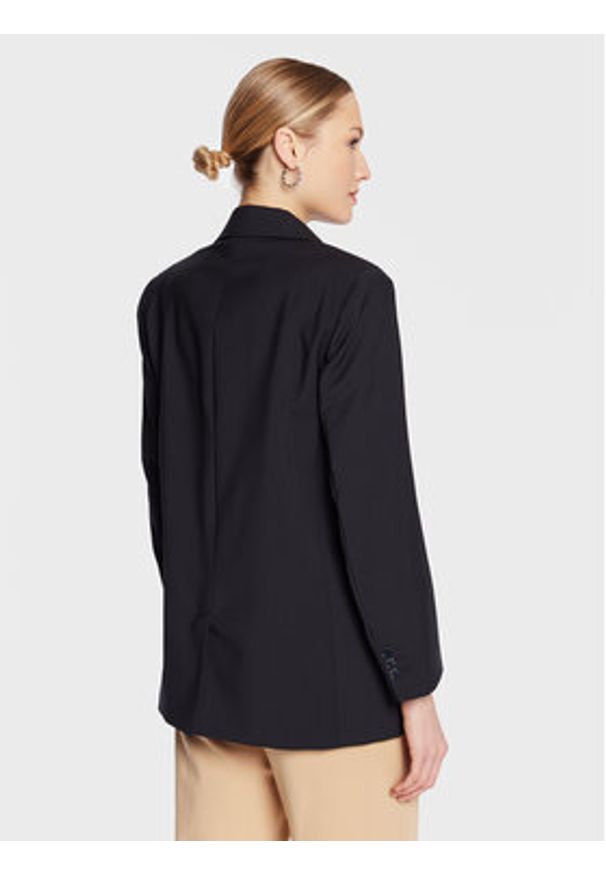 Weekend Max Mara Marynarka Ceci 23504109 Granatowy Relaxed Fit. Kolor: niebieski. Materiał: wełna