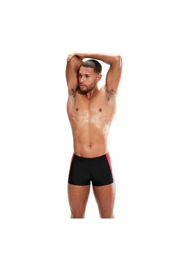 Bokserki kąpielowe męskie Speedo Dive. Kolor: czerwony, czarny, wielokolorowy