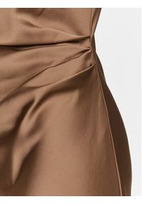 Imperial Sukienka koktajlowa AEAOGBA Brązowy Regular Fit. Kolor: brązowy. Materiał: syntetyk. Styl: wizytowy #3