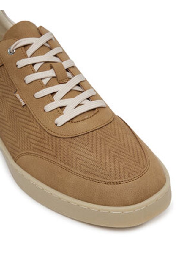 Aldo Sneakersy Ariano 14007874 Brązowy. Kolor: brązowy. Materiał: skóra