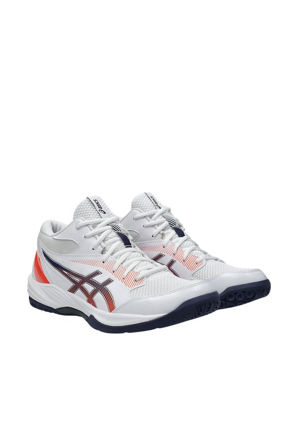 Buty męskie do siatkówki Asics Gel-Task MT 4. Kolor: pomarańczowy, biały, wielokolorowy, niebieski. Sport: siatkówka