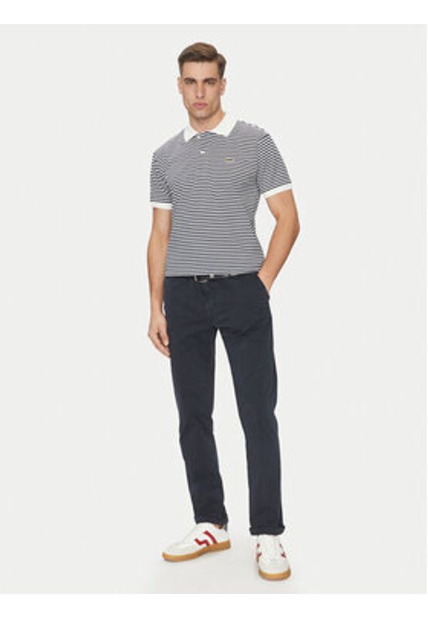 Lacoste Polo PH9753 Granatowy Classic Fit. Typ kołnierza: polo. Kolor: niebieski. Materiał: bawełna