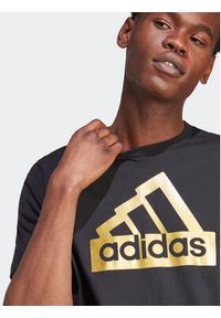 Adidas - adidas T-Shirt II3468 Czarny Regular Fit. Kolor: czarny. Materiał: bawełna #6