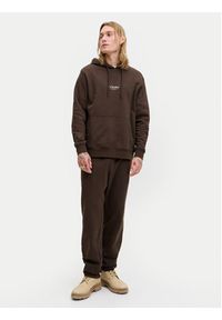 Jack & Jones - Jack&Jones Bluza Soho 12278789 Brązowy Relaxed Fit. Kolor: brązowy. Materiał: bawełna