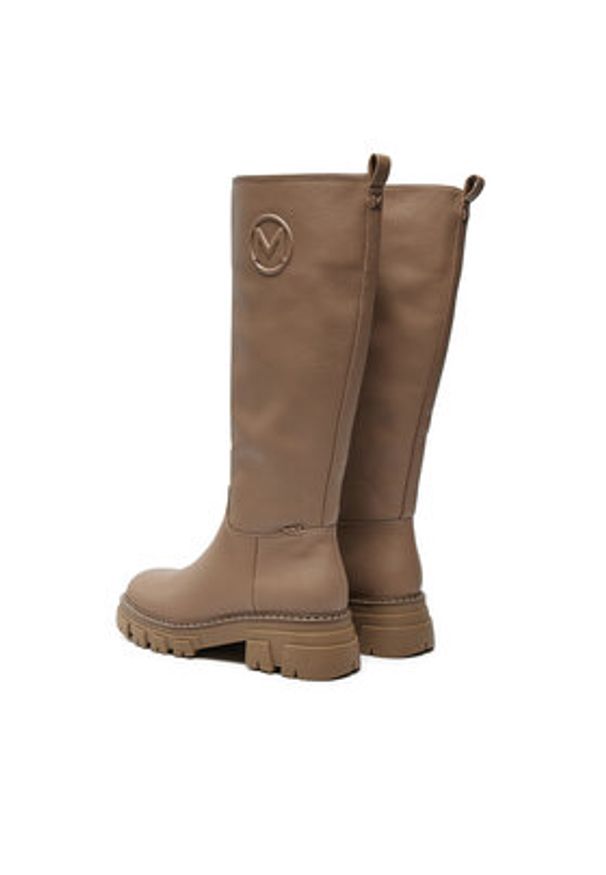 MEXX Oficerki MI001805143W Beżowy. Kolor: beżowy. Materiał: skóra