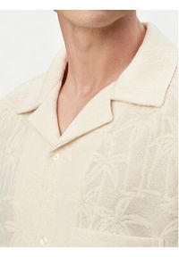 Guess Koszula F6GP05 KG362 Kremowy Regular Fit. Kolor: kremowy. Materiał: bawełna #4