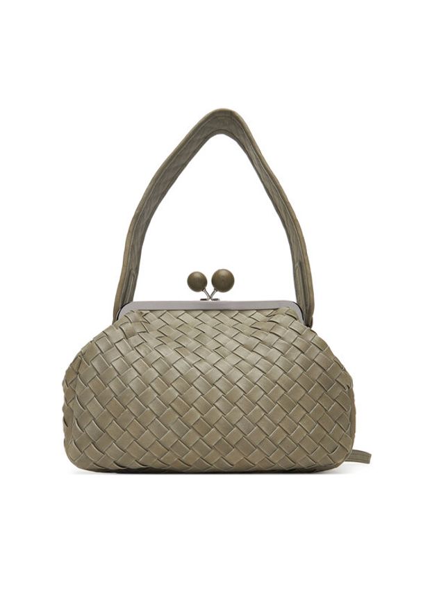 Weekend Max Mara Torebka 2525516154650 Zielony. Kolor: zielony. Materiał: skórzane