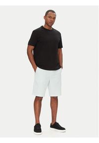 BOSS Szorty materiałowe Chino-Slim-Shorts 50536723 Błękitny Regular Fit. Kolor: niebieski. Materiał: bawełna