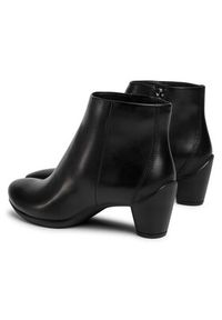 ecco - ECCO Botki Sculptured 45 23048301001 Czarny. Kolor: czarny. Materiał: skóra #7