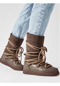 Inuikii Śniegowce Classic High Laced 75107-096 Brązowy. Kolor: brązowy. Materiał: zamsz, skóra