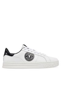 Versace Jeans Couture Sneakersy 78YA3SK1 Biały. Kolor: biały. Materiał: skóra #1