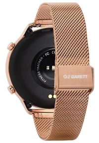 GARETT - Smartwatch Garett Veronica złoty stalowy. Rodzaj zegarka: smartwatch. Kolor: wielokolorowy, złoty, szary. Materiał: tworzywo sztuczne. Styl: elegancki, wizytowy, sportowy