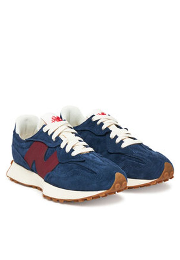 New Balance Sneakersy U327WSB M Granatowy. Kolor: niebieski. Materiał: skóra